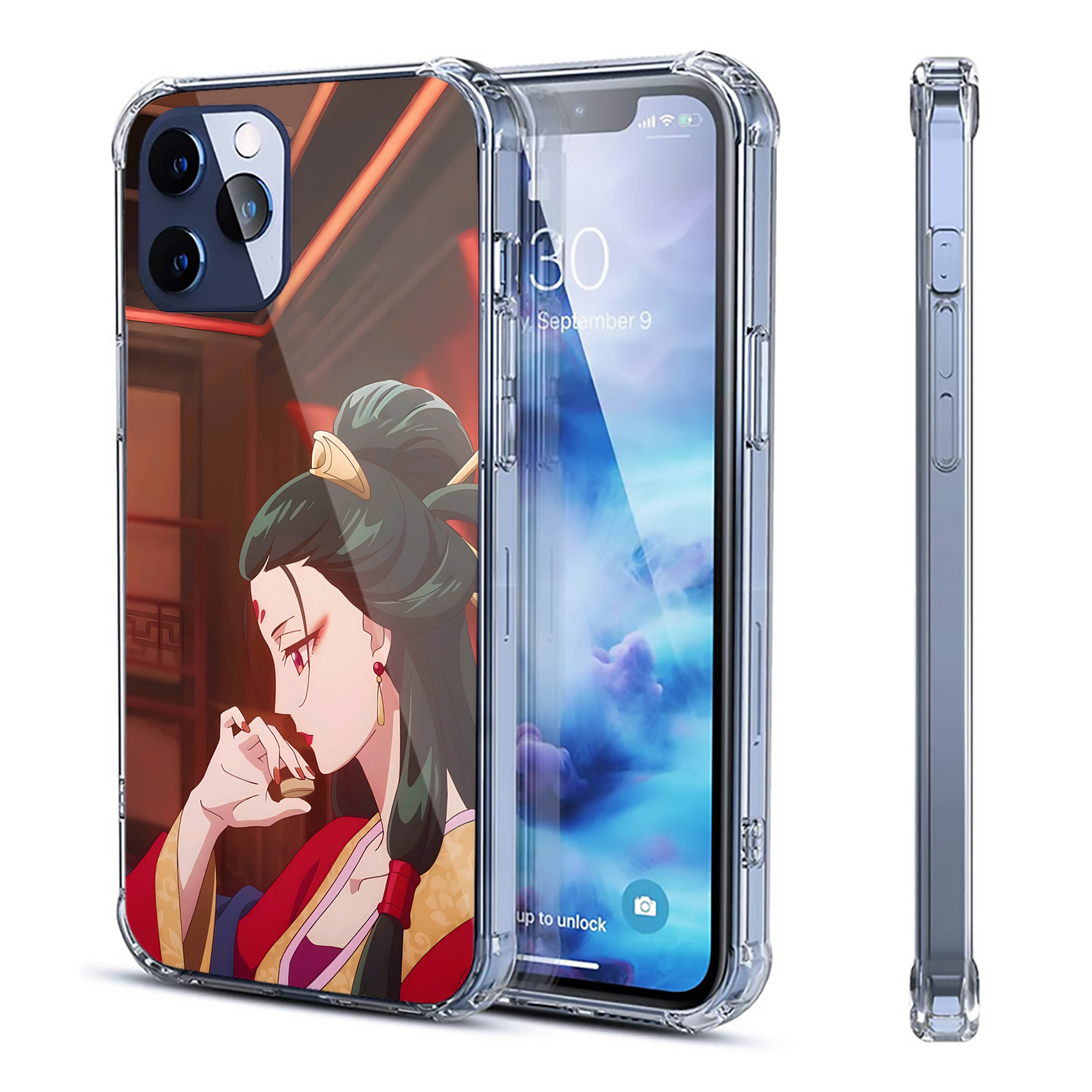 （画像用） 薬屋のひとりごと The Apothecary Diaries 【iPhone 12シリーズ対応】透明スマホケース（クリアソフトケース）